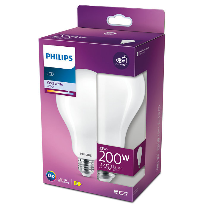 Żarówka LED Classic A95 23W =200W 4000K neutralna NW 3452lm Philips