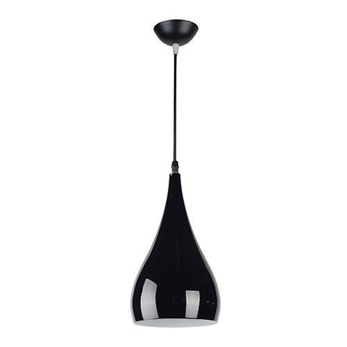 Lampa wisząca JUSTA BLACK, 1 x E27, czarna, 3264, Struhm