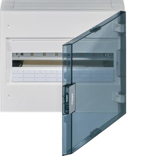 vega Rozdzielnica natynkowa 1x18M IP40, drzwi transparentne Hager VB118TB