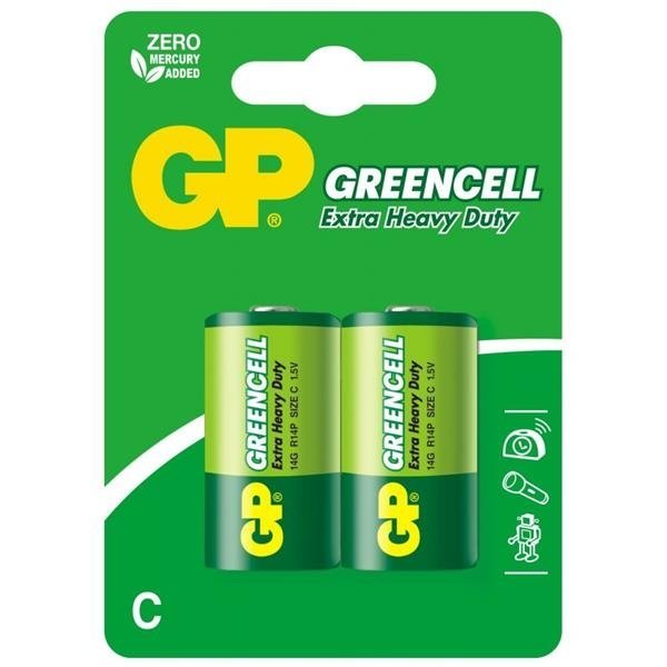 Bateria C R14 1,5V GP Greencell Extra Heavy Duty