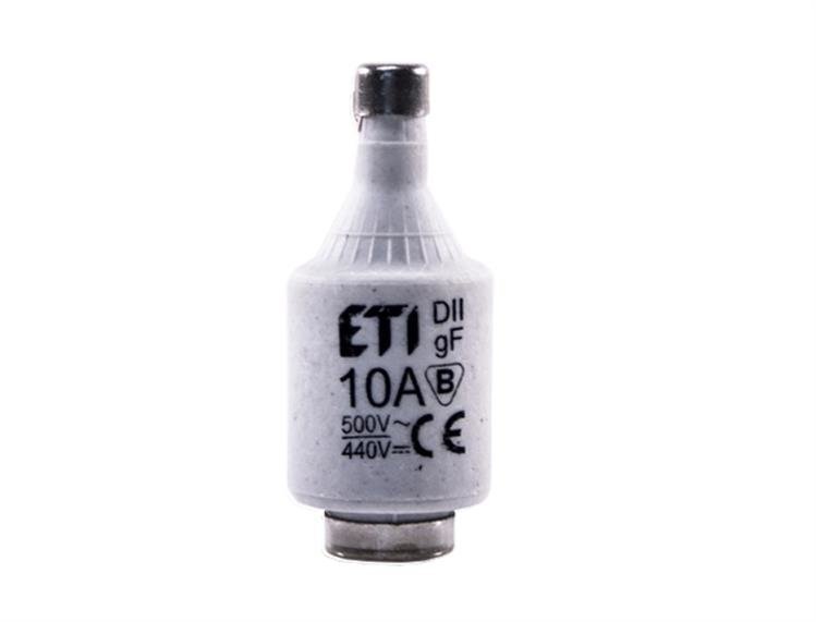 Wkładka topikowa, bezpiecznik 10A BiWts, DII, gF - AC500V/DC440V ETI Polam