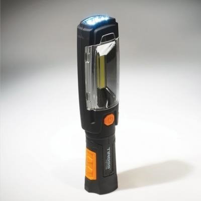 Profesjonalna latarka warsztatowa z magnesem 3W COB LED, bateria akumulatorowa, Tiross TS-1108