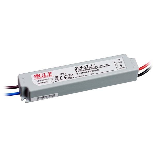 Zasilacz hermetyczny LED GPV-12-12 12W GLP