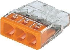 Szybkozłączka Wago Compact 3x0,5-2,5 mm2 transparentna 2273-203