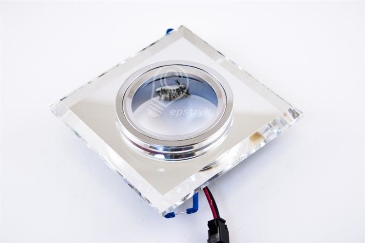 Oprawa halogenowa z paskiem LED S-22 2,1W GU10 kwadratowa biała 2226927 Candellux