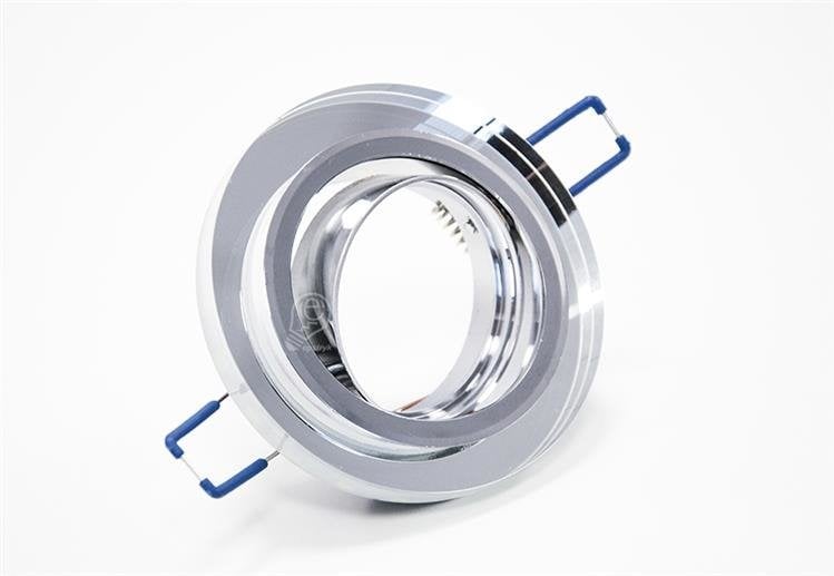 Oprawa halogenowa z paskiem LED, regulowana SSU-22 CH/TR+WH, GU10 + 2.1W, okrągła biała, 2263052 Candellux