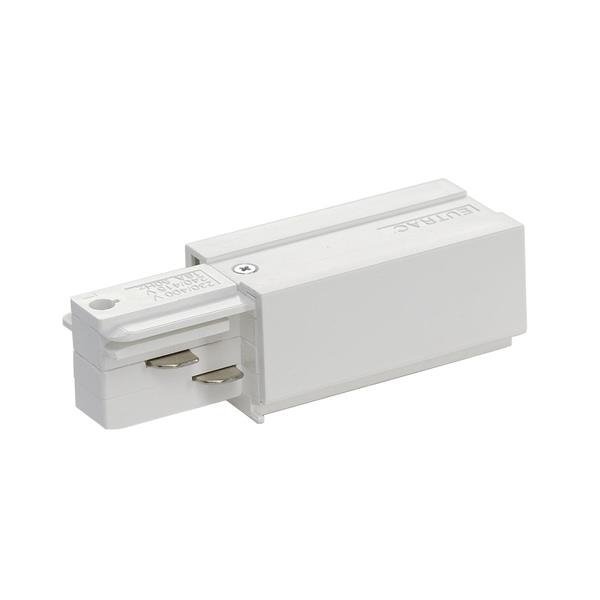 EUTRAC Zasilacz uziemienie lewe biały SLV 145511