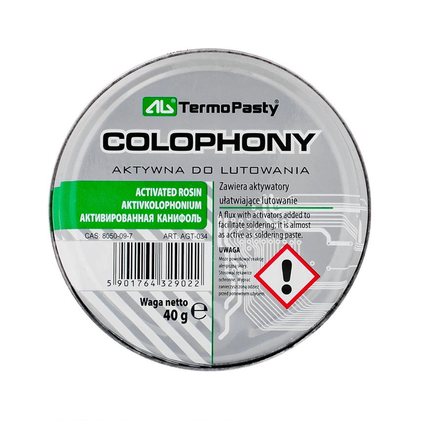 Kalafonia 40g AG do lutowania TermoPasty