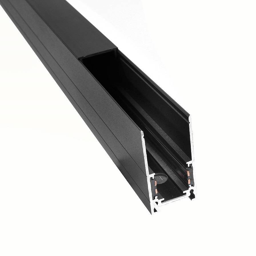Szyna magnetyczna 1m natynkowa czarna LL-20B