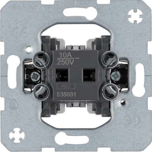 Łącznik 1-klawiszowy przyciskowy, mechanizm Berker