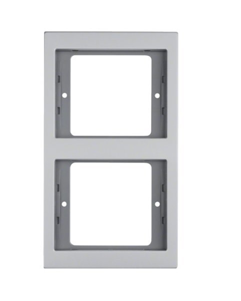 K.5 Ramka 2-krotna, aluminium, pionowa Berker