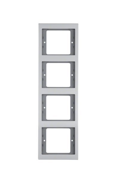 K.5 Ramka 4-krotna, aluminium, pionowa Berker