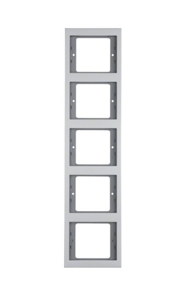 K.5 Ramka 5-krotna, aluminium, pionowa Berker