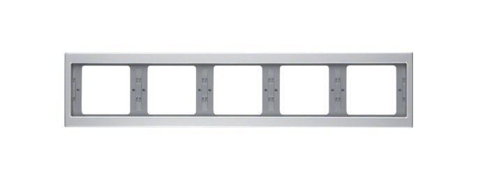 K.5 Ramka 5-krotna, aluminium, pozioma Berker