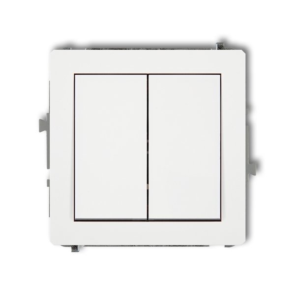 Mechanizm łącznika świecznikowego biały Karlik Deco DWP-2