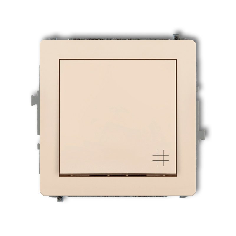 Mechanizm łącznika krzyżowego beżowy Karlik Deco 1DWP-6