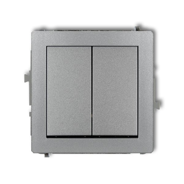 Mechanizm łącznika świecznikowego srebrny metalik Karlik Deco 7DWP-2