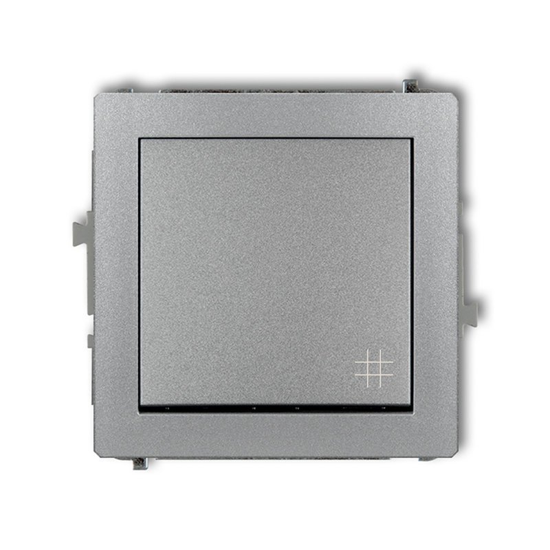 Mechanizm łącznika krzyżowego srebrny metalik Karlik Deco 7DWP-6