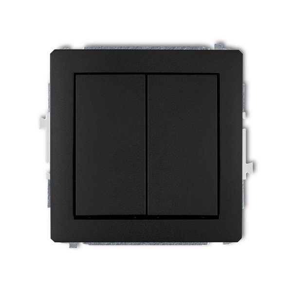 Mechanizm łącznika świecznikowego czarny mat Karlik Deco 12DWP-2