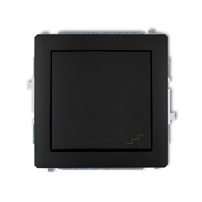 Mechanizm łącznika schodowego czarny mat Karlik Deco 12DWP-3