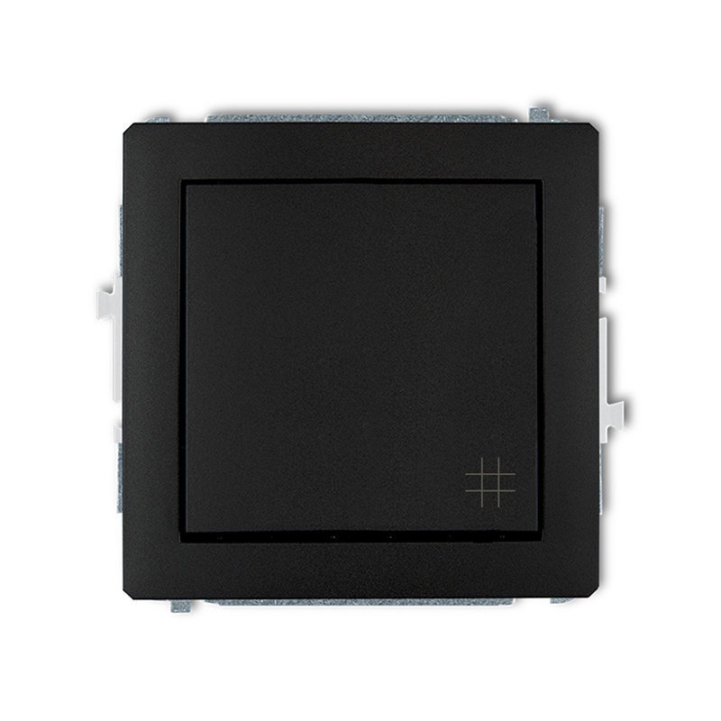 Mechanizm łącznika krzyżowego czarny mat Karlik Deco 12DWP-6