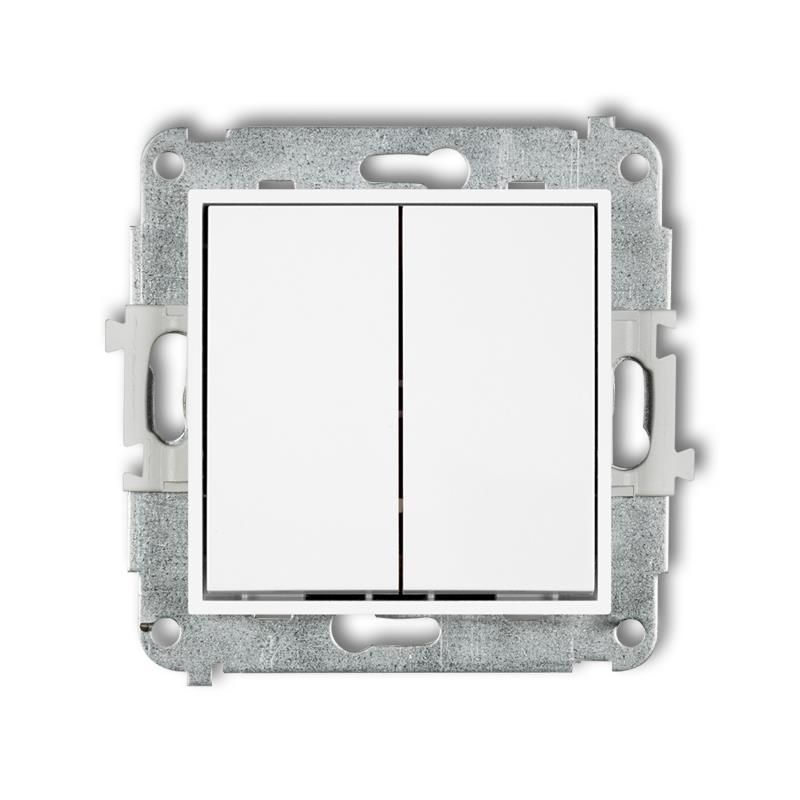 Mechanizm łącznika świecznikowego biały mat 25MWP-2 Karlik Mini
