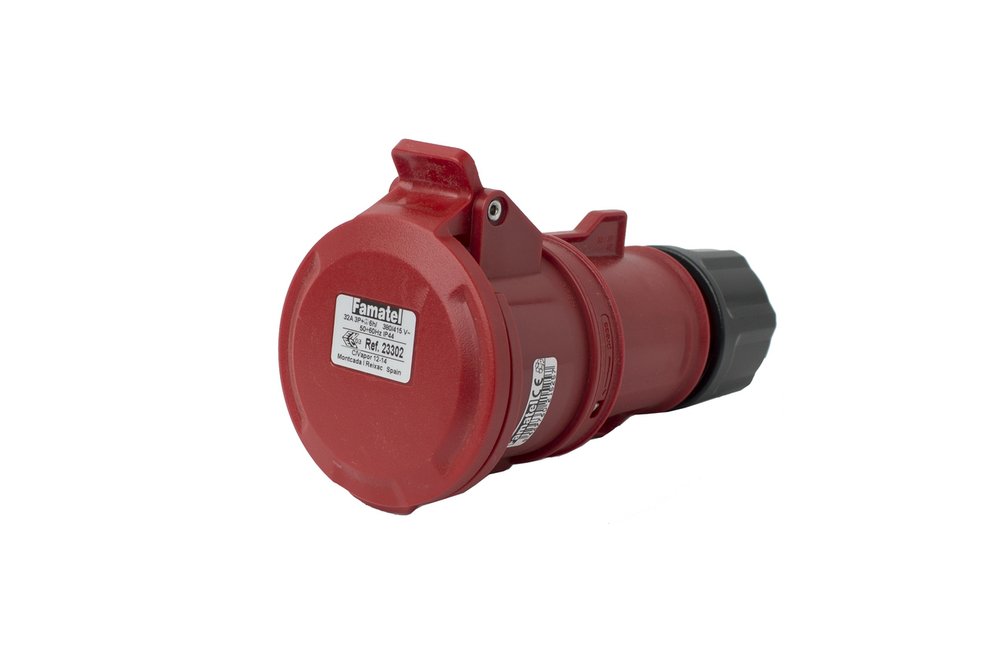 Gniazdo przenośne 32A 4P 400V IP44 23302 Famatel