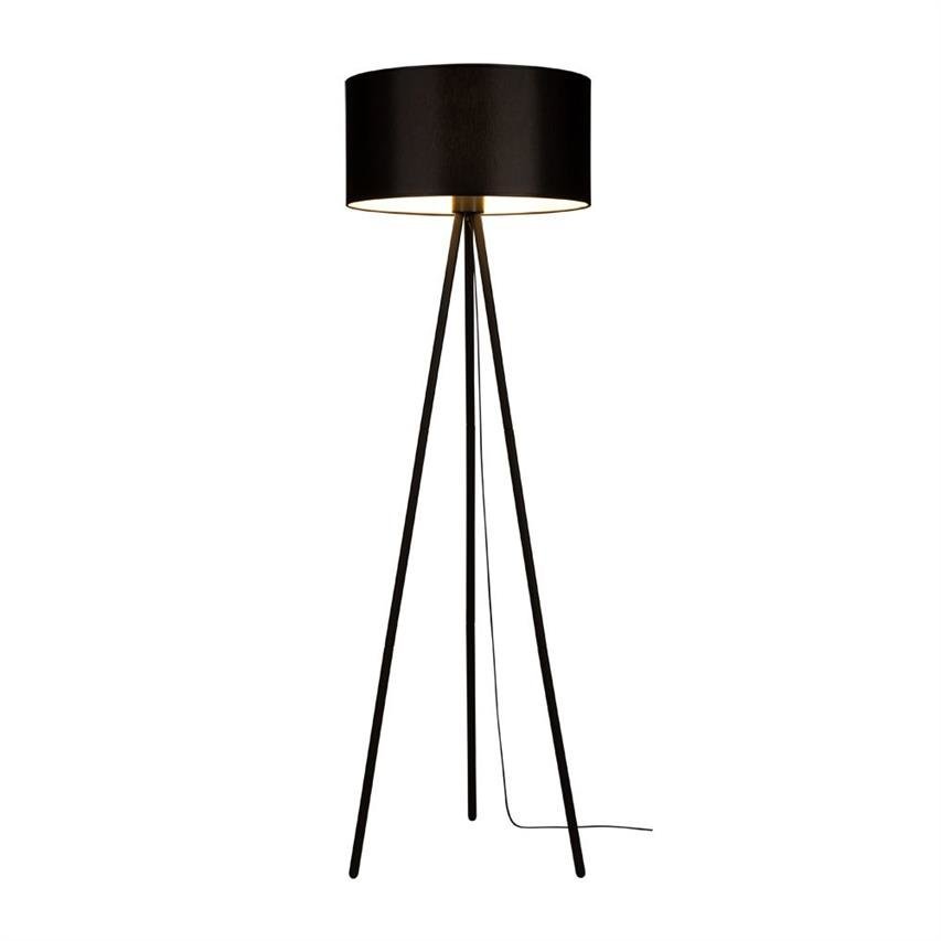 Dove Lampa Podłogowa 1xE27 Max.40W Czarny/Czarny PVC/Czarny Britop