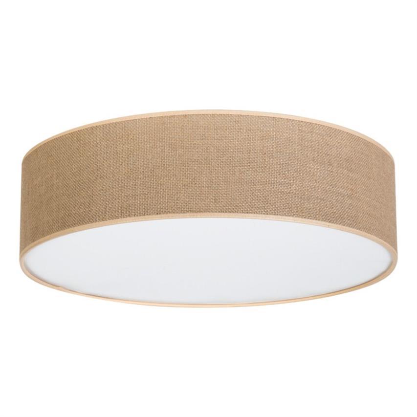 Jute Lampa Sufitowa 4xE27 Max.25W Biały/Beżowy Britop