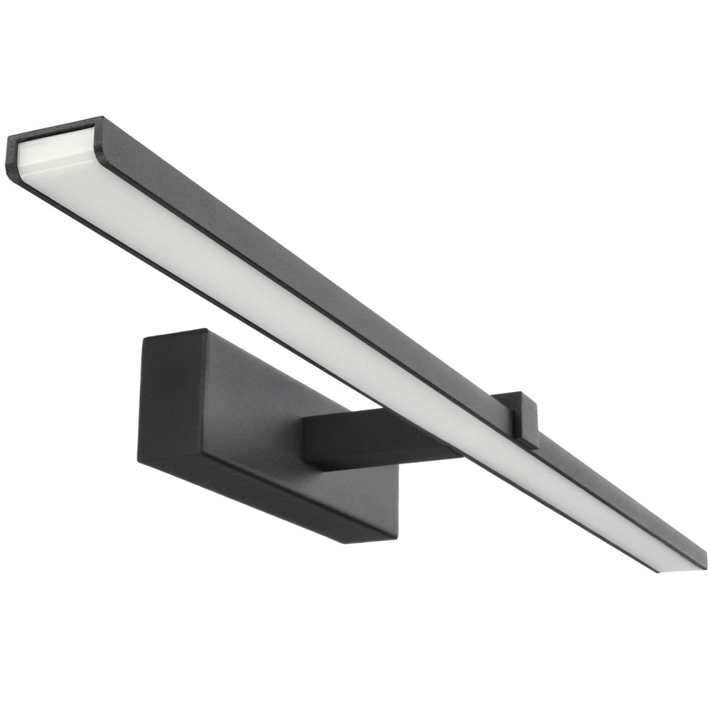 Kinkiet ścienny nad lustro ROA LED 60 Sand Black, 4000K, IP44, czarna, 60cm EDO777246 EDO Solutions
