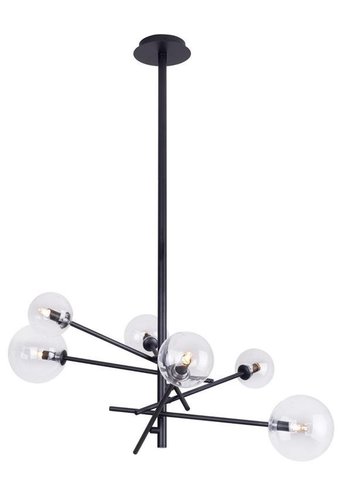 Lampa wisząca LOLLIPOP 6xG9 czarny Maxlight P0395