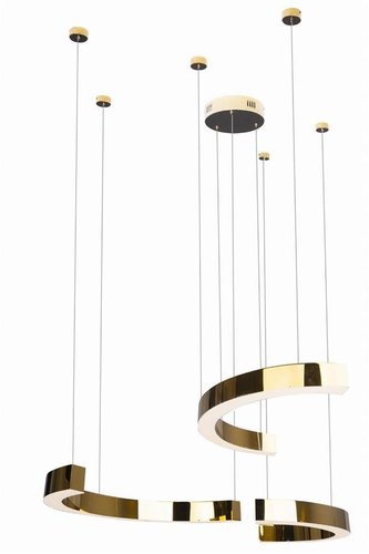 Lampa wisząca LOTUS LED 40W 3000K 4000lm złoty Maxlight P0394