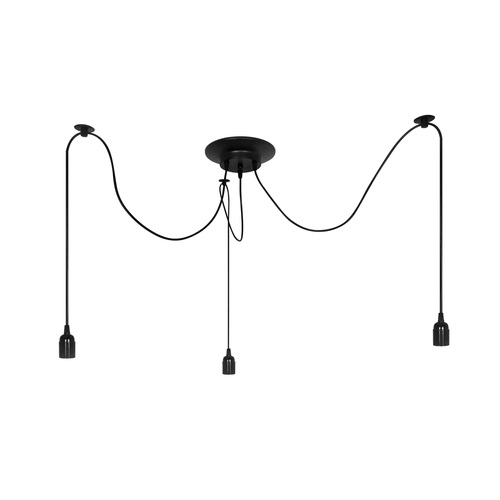 Lampa wisząca ARANEA 3xE27 czarny EDO777187 <span class="keyword" >EDO Solutions</span>