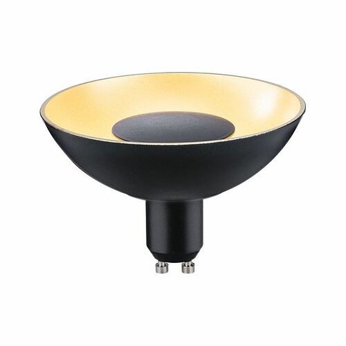 Żarówka LED ściemnialna GU10 4,9W 1900K 170lm czarny złoty Paulmann PL28794