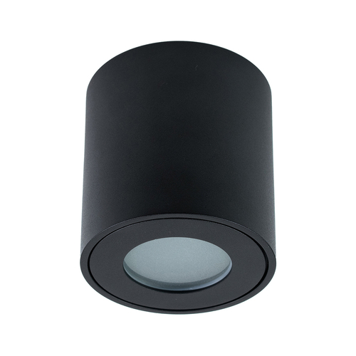 Oprawa hermetyczna, sufitowa, natynkowa, do łazienki KLARS Black IP44 GU10 czarna EDO777339 <span class="keyword" >EDO Solutions</span>