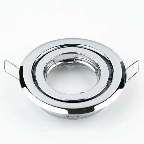 Punktowa oprawa sufitowa wpuszczana regulowana DAIRA Chrome IP20 okrągła chrom EDO777300 <span class="keyword" >EDO Solutions</span>