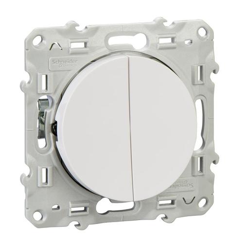 Łącznik schodowy podwójny biały Odace S52D213 Schneider Electric