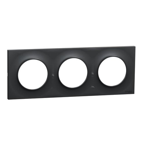 Ramka 3 -krotna antracyt Odace Touch S54P706 Schneider Electric