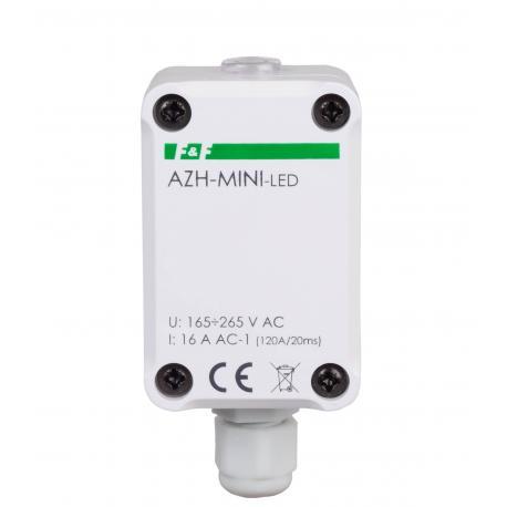 Automat zmierzchowy hermetyczny 230V 16A z wbudowanym czujnikiem światła AZH-MINI-LED F&F