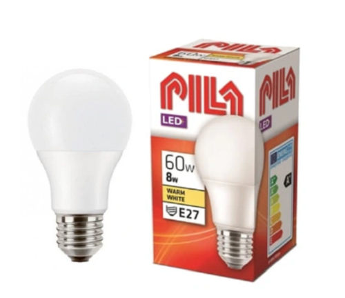Żarówka LED A60 E27 8W =60W 2700K ciepła WW 806lm Piła