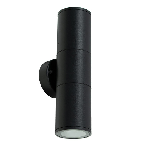 Ogrodowa oprawa elewacyjna kinkiet RENIS Black 2xGU10 IP54 czarny EDO777356 EDO Garden Line