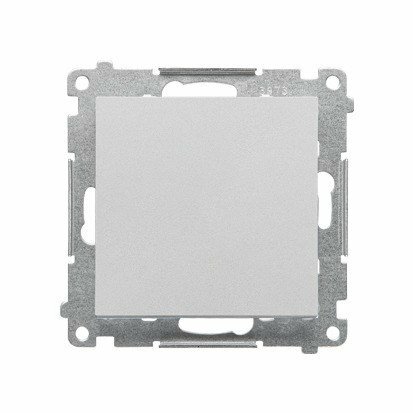 <span class="keyword" >Łącznik</span> jednobiegunowy (moduł) 10 AX, 250 V~, szybkozłącza Aluminium mat Simon 55
