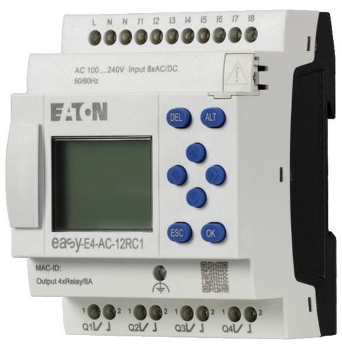 Przekaźnik programowalny easyE4 230VAC/DC 8DI 4DO-R EASY-E4-AC-12RC1 197215 Eaton