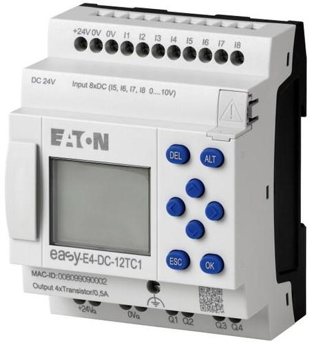 Przekaźnik programowalny 24VDC 8DI(4AI) 4DO-T EASY-E4-DC-12TC1 197213 Eaton