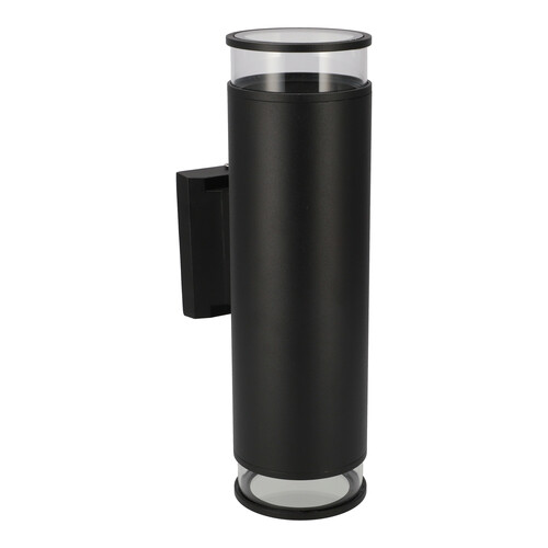 Lampa ogrodowa kinkiet elewacyjny ANGA 2 BLACK 2xGU10 czarny IP54 EDO777371 EDO Garden Line