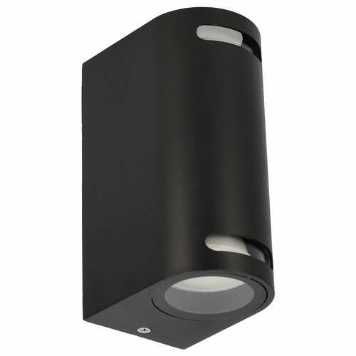 Lampa ogrodowa kinkiet elewacyjny VIRA 2 2xGU10 czarny IP54 EDO777375 EDO Garden Line