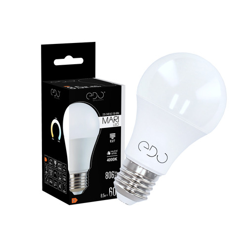 <span class="keyword" >Żar</span>ówka MARI LED E27 8,5W 4000K neutralna NW 806lm EDO777433 EDO Solutions