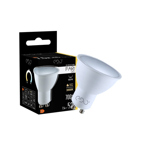 Żarówka FARI LED GU10 7,5W 3000K ciepła WW 700lm 120st EDO777434 <span class="keyword" >EDO Solutions</span>