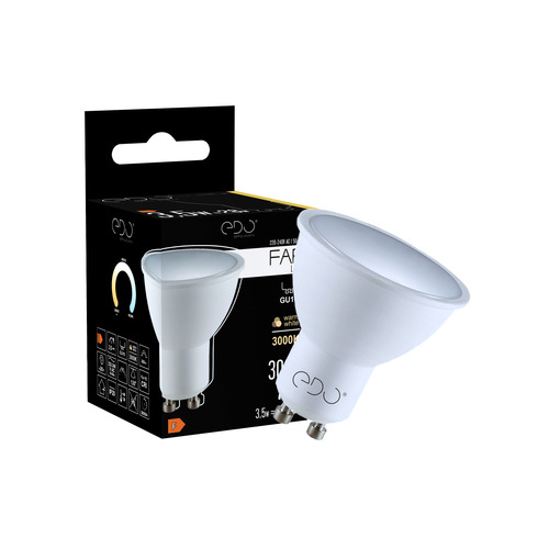 Żarówka FARI LED GU10 3,5W 3000K ciepła WW 300lm 120st EDO777459 <span class="keyword" >EDO Solutions</span>