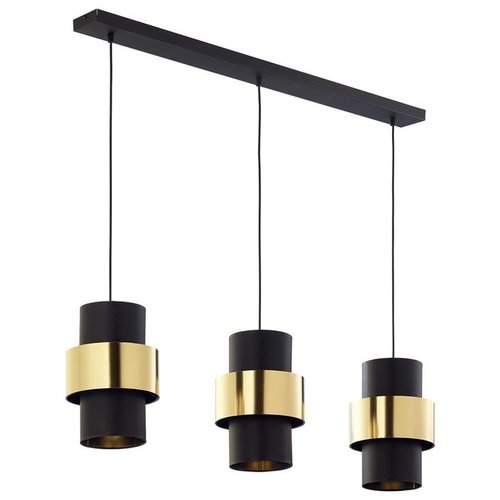 Lampa wisząca CALISTO czarny, złoty 3x E27  60W 4378 TK Lighting